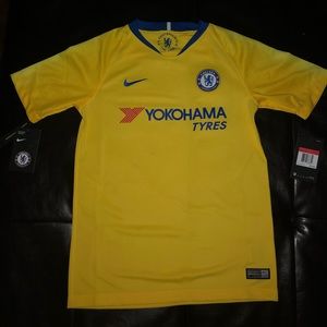 Nike Chelsea FC 2018/19 Yellow Away Match Jersey